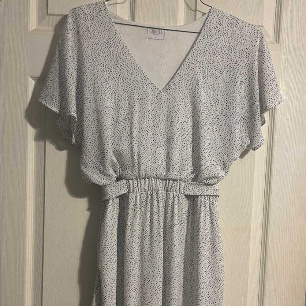 Elegant Gray Women's Dress